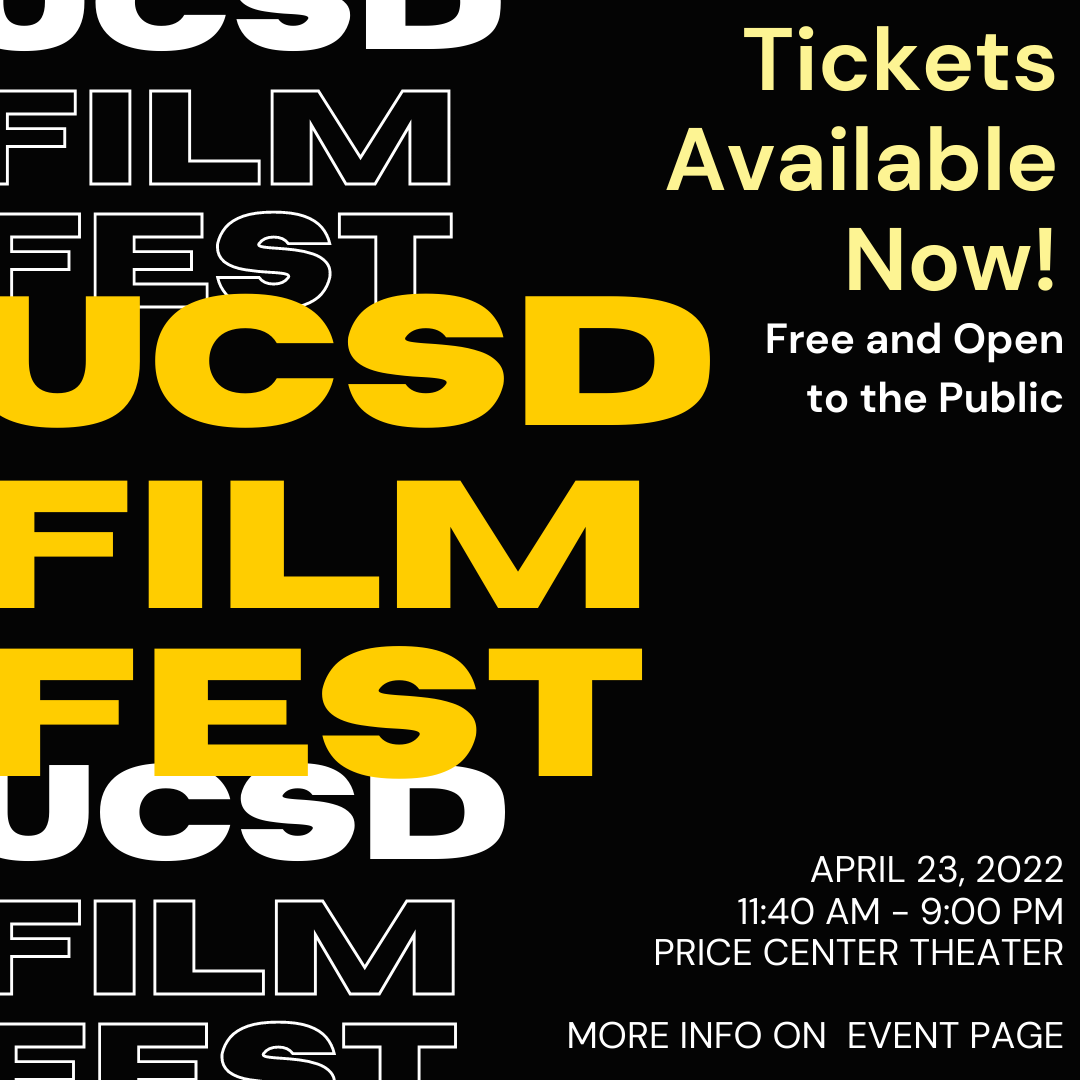 UCSD Film Festival 2022 Flyer